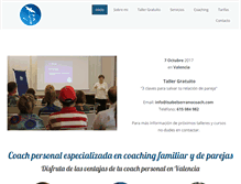 Tablet Screenshot of isabelserranocoach.es